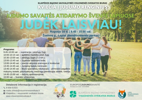 Judėk laisviau!