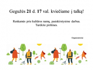 Kviečiame į pavasarinę talką